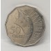 AUSTRALIA 2000 . FIFTY 50 CENTS COINS . RAISED FLAG